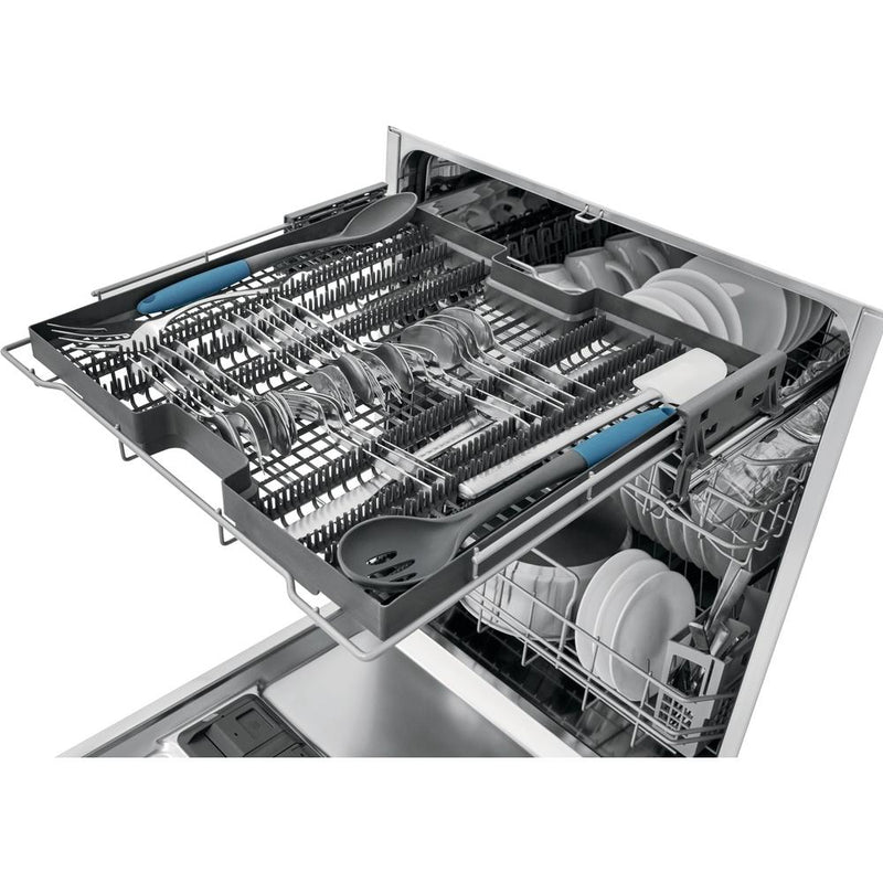 Frigidaire 24-inch Built-in Dishwasher with EvenDry™ 3 RACK SS INTERIOR IMAGE 5