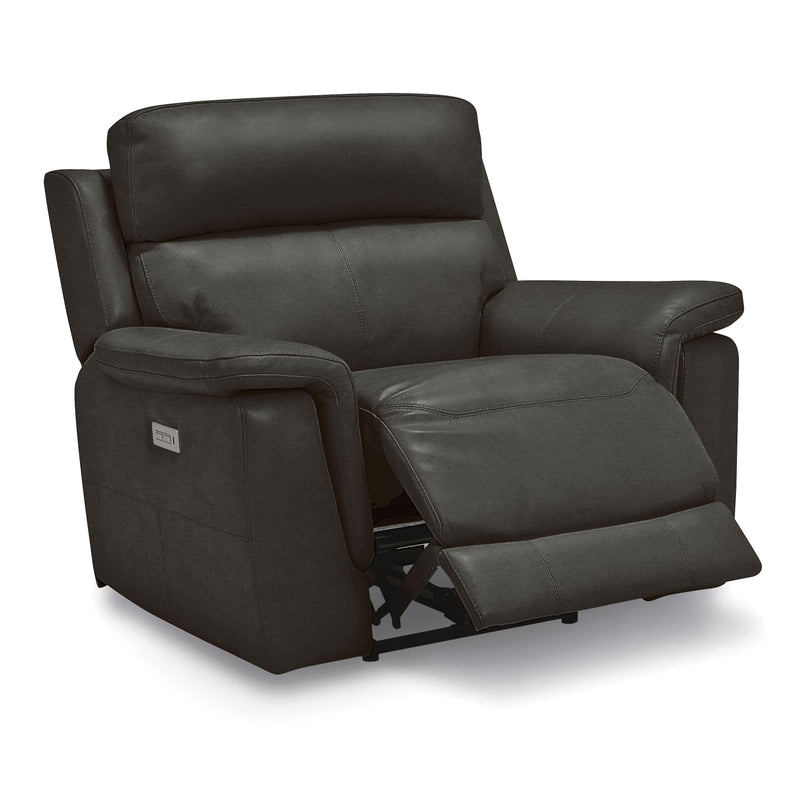Palliser Granada Power Leather Recliner with Wall Recline Granada 41058-31 Wallhugger Power Recliner - Graphite IMAGE 3