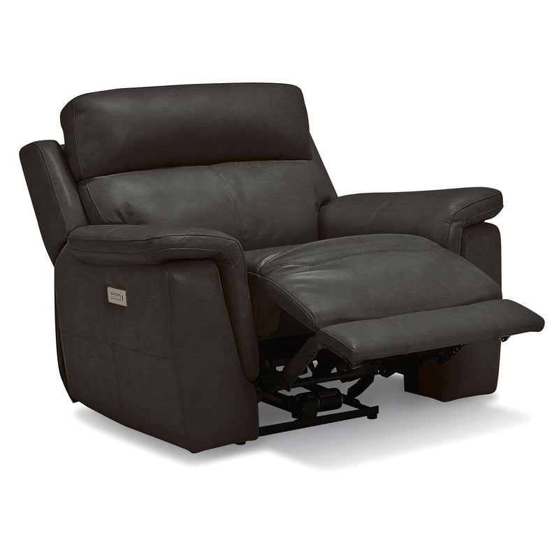 Palliser Granada Power Leather Recliner with Wall Recline Granada 41058-31 Wallhugger Power Recliner - Graphite IMAGE 4