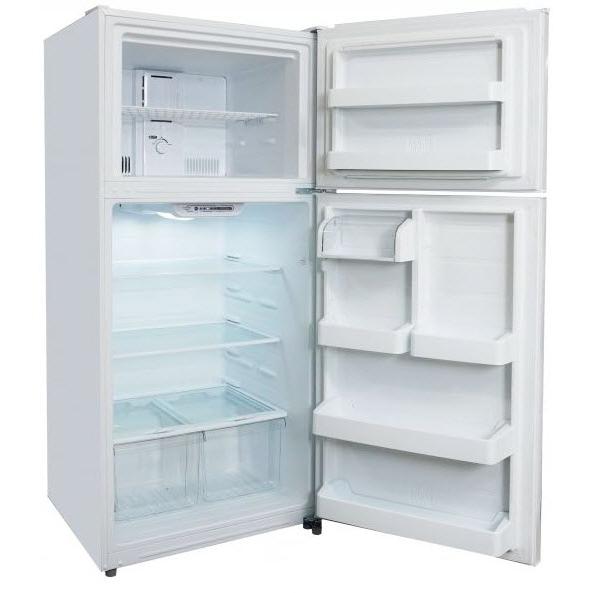 Danby 30-inch, 18 cu.ft. Freestanding Top Freezer Refrigerator with LED Lighting DFF180E1WDB IMAGE 5