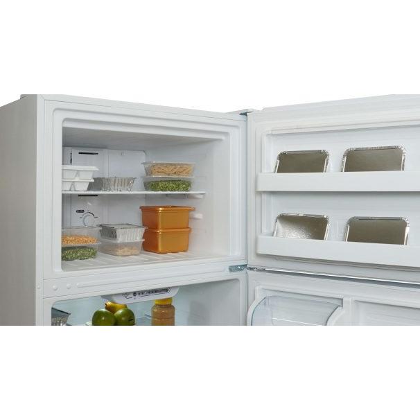 Danby 30-inch, 18 cu.ft. Freestanding Top Freezer Refrigerator with LED Lighting DFF180E1WDB IMAGE 7