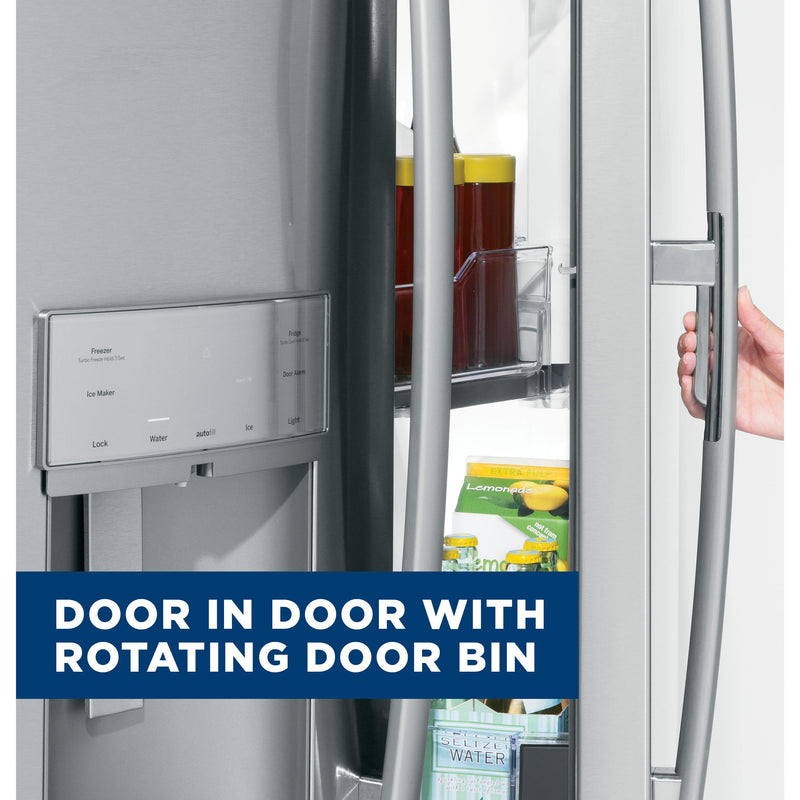 GE Profile 36-inch, 22.1 cu.ft. Counter-Depth French 3-Door Refrigerator with External Water and Ice Dispensing System PYD22KYNFS IMAGE 12