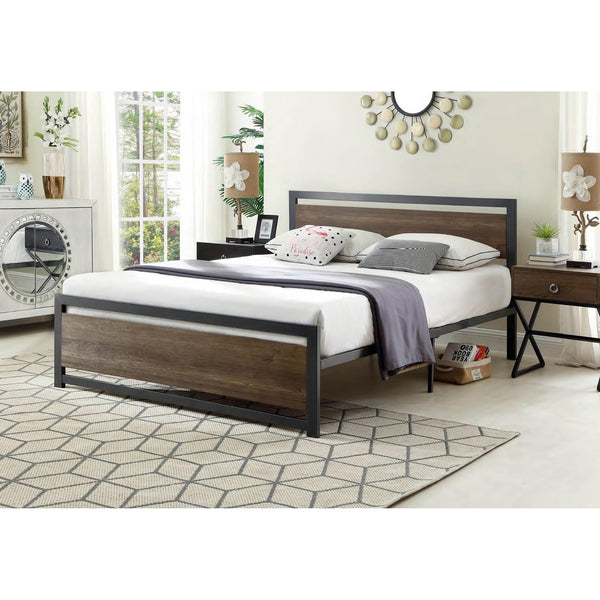 IFDC Queen Platform Bed IF 5261 - 60 IMAGE 1