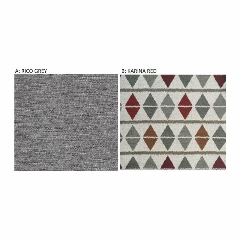 Decor-Rest Furniture Embark Fabric 2 pc Sectional 2541-20-LHFSC-RI-GRC/2541-30-RHFCS-RI-GRC IMAGE 2