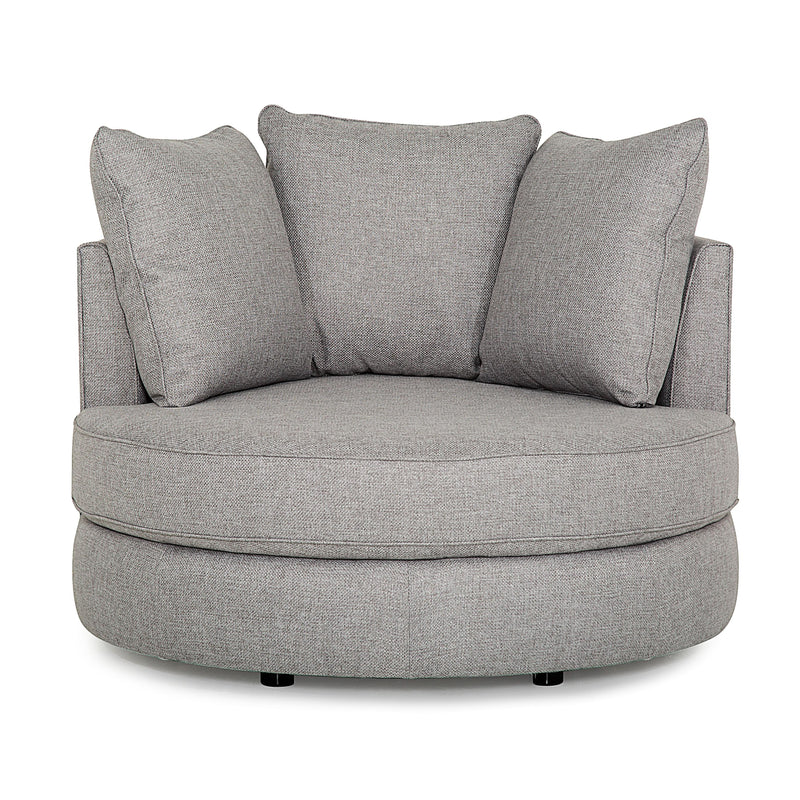 Palliser Sutton Swivel Fabric Accent Chair 70041-33-CHESS-GREY IMAGE 1