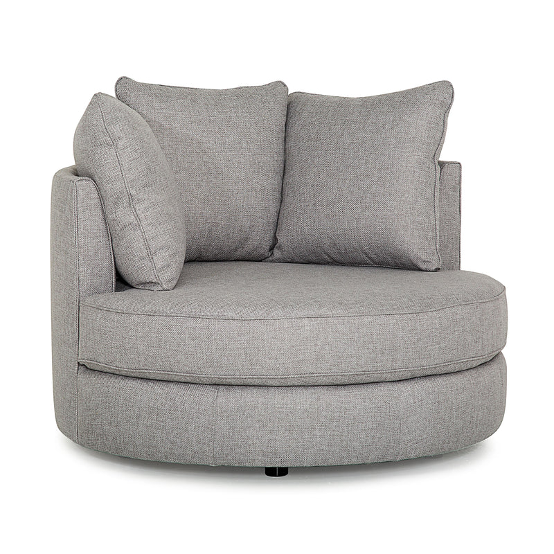 Palliser Sutton Swivel Fabric Accent Chair 70041-33-CHESS-GREY IMAGE 2