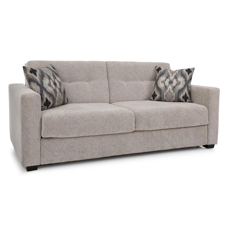 Decor-Rest Furniture Fabric Queen Sofabed 2TH-QB Queen Sofabed - 2 Back over 2 seat IMAGE 4