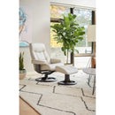 Fjords of Norway Classic Comfort Swivel Leather Recliner Muldal Small chair otto IMAGE 5