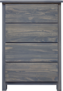 Mako Wood Furniture Autumn 4-Drawer Kids Chest Autumn Chest