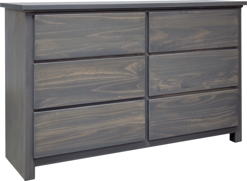 Mako Wood Furniture Autumn 6-Drawer Kids Dresser Autumn Dresser