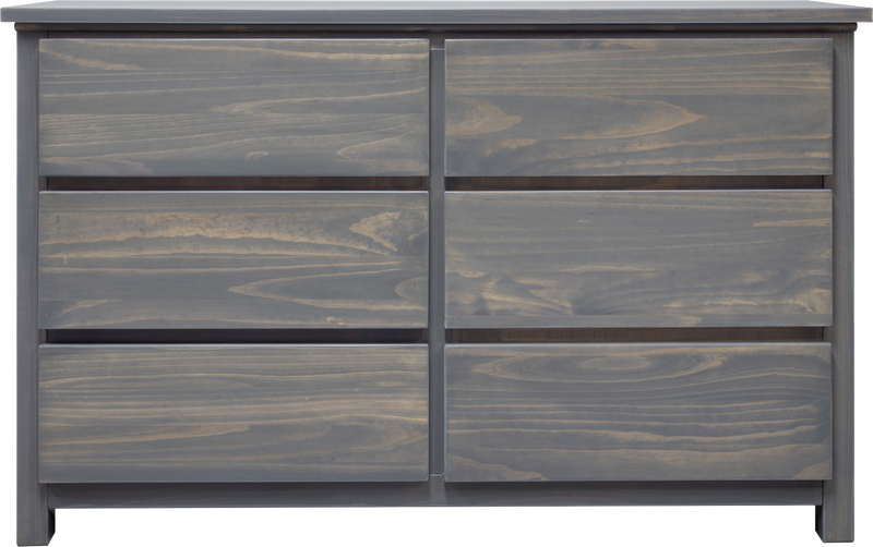 Mako Wood Furniture Autumn 6-Drawer Kids Dresser Autumn Dresser