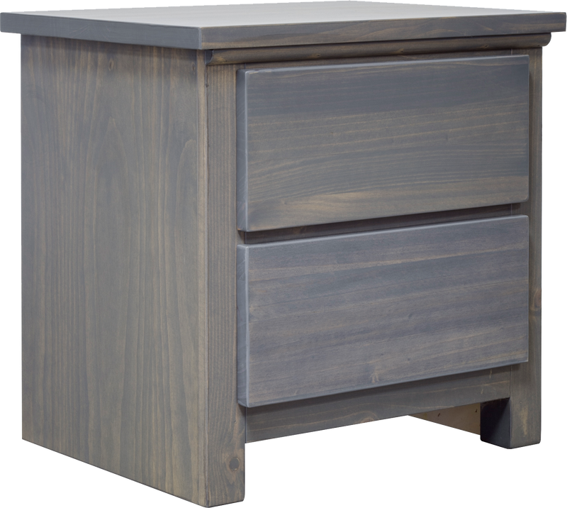 Mako Wood Furniture Autumn 2-Drawer Kids Nightstand Autumn Nightstand