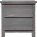 Mako Wood Furniture Autumn 2-Drawer Kids Nightstand Autumn Nightstand