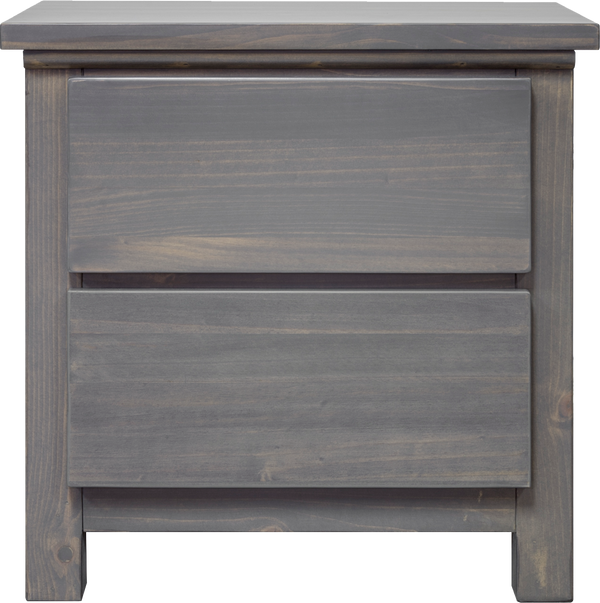 Mako Wood Furniture Autumn 2-Drawer Kids Nightstand Autumn Nightstand