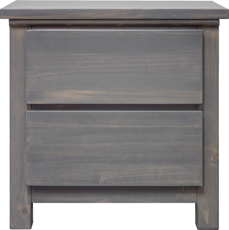 Mako Wood Furniture Autumn 2-Drawer Kids Nightstand Autumn Nightstand