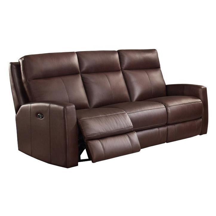 Amax Leather Modena Power Reclining Leather Match Sofa 6806-30P-2163 IMAGE 2