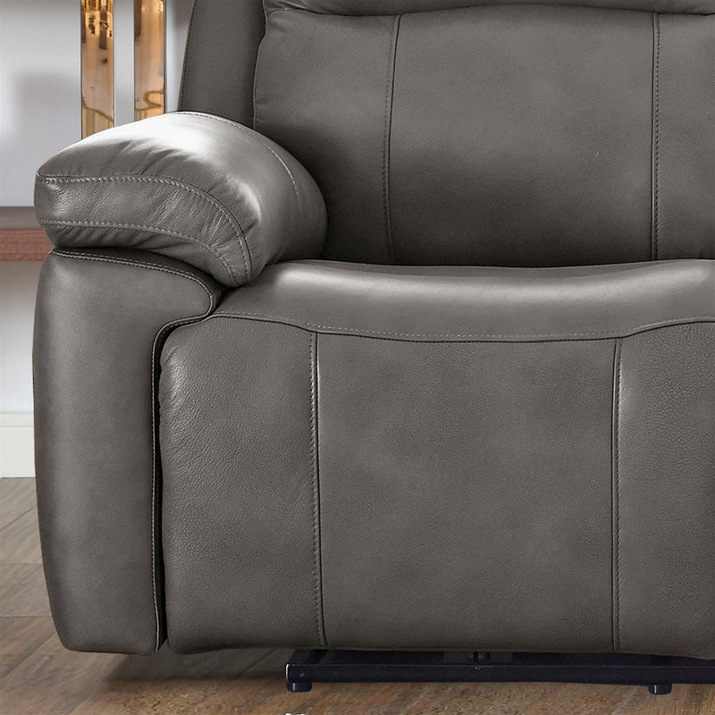 Amax Leather Sydney Power Leather Match Recliner 6565-10P3-2131A IMAGE 2