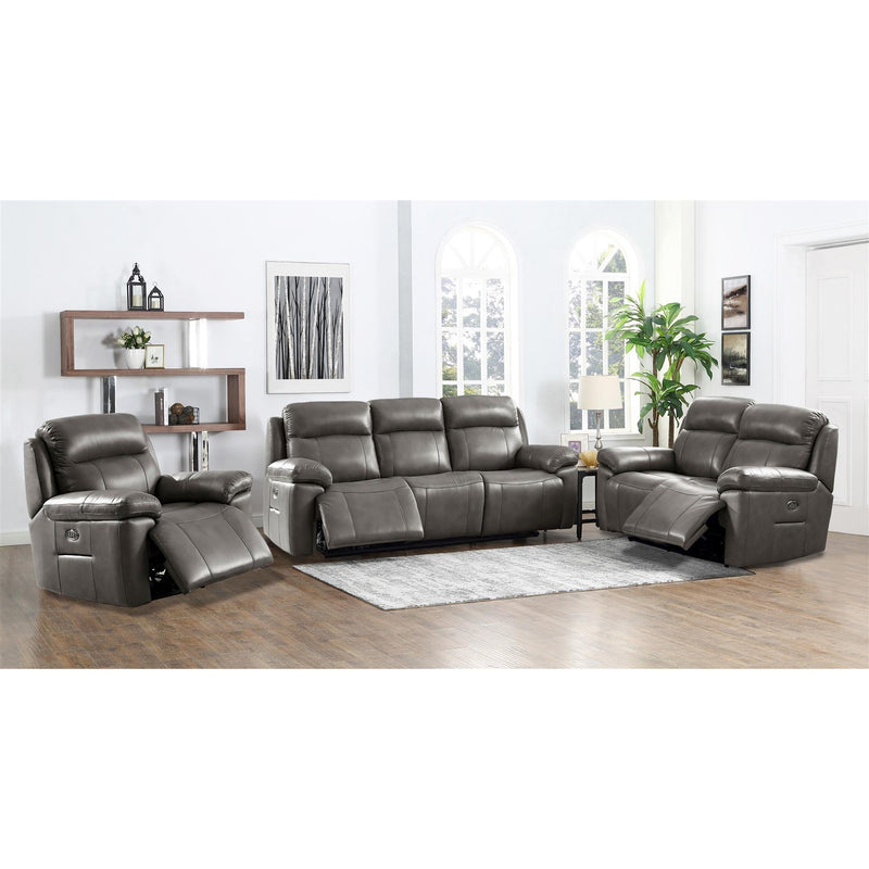 Amax Leather Sydney Power Leather Match Recliner 6565-10P3-2131A IMAGE 4