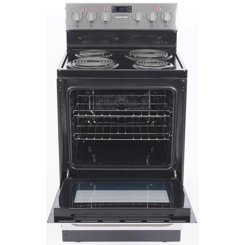 Marathon 24-inch Freestanding Electric Range MER241SS IMAGE 2