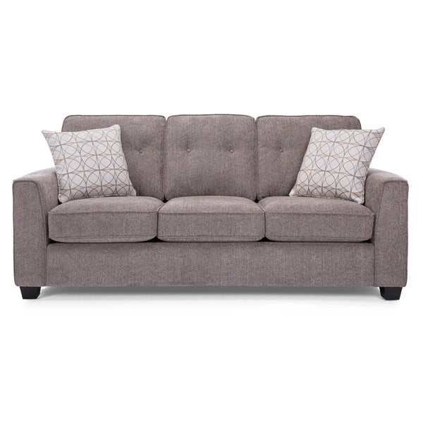 Decor-Rest Furniture Stationary Fabric Sofa 2967-S Sofa - Struttura Pewter IMAGE 1