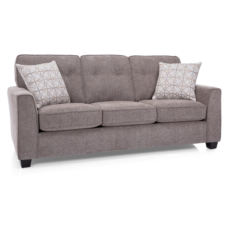 Decor-Rest Furniture Stationary Fabric Sofa 2967-S Sofa - Struttura Pewter IMAGE 2