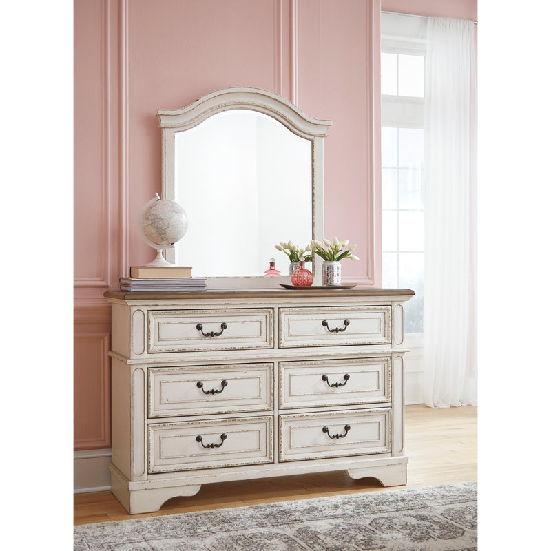 Signature Design by Ashley Realyn 6-Drawer Kids Dresser with Mirror B743-21/B743-26 IMAGE 3