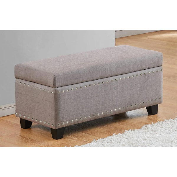 Titus Furniture Storage Bench T-824-GR IMAGE 1