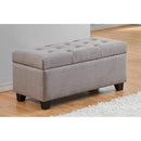 Titus Furniture Storage Bench T-826-GR IMAGE 1