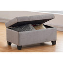 Titus Furniture Storage Bench T-826-GR IMAGE 2
