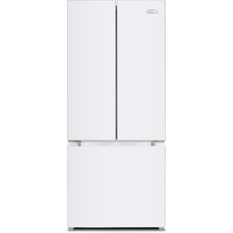 Marathon 30-inch, 18 cu. ft. French 3-Door Refrigerator MFF180WFD IMAGE 1