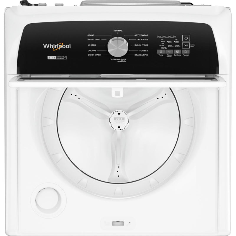Whirlpool 5.4 - 5.5 cu.ft Top Loading Washer with Removable Agitator WTW5057LW IMAGE 4