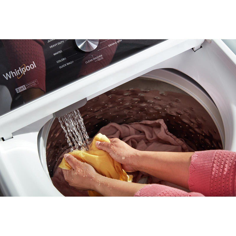 Whirlpool 5.4 - 5.5 cu.ft Top Loading Washer with Removable Agitator WTW5057LW IMAGE 9