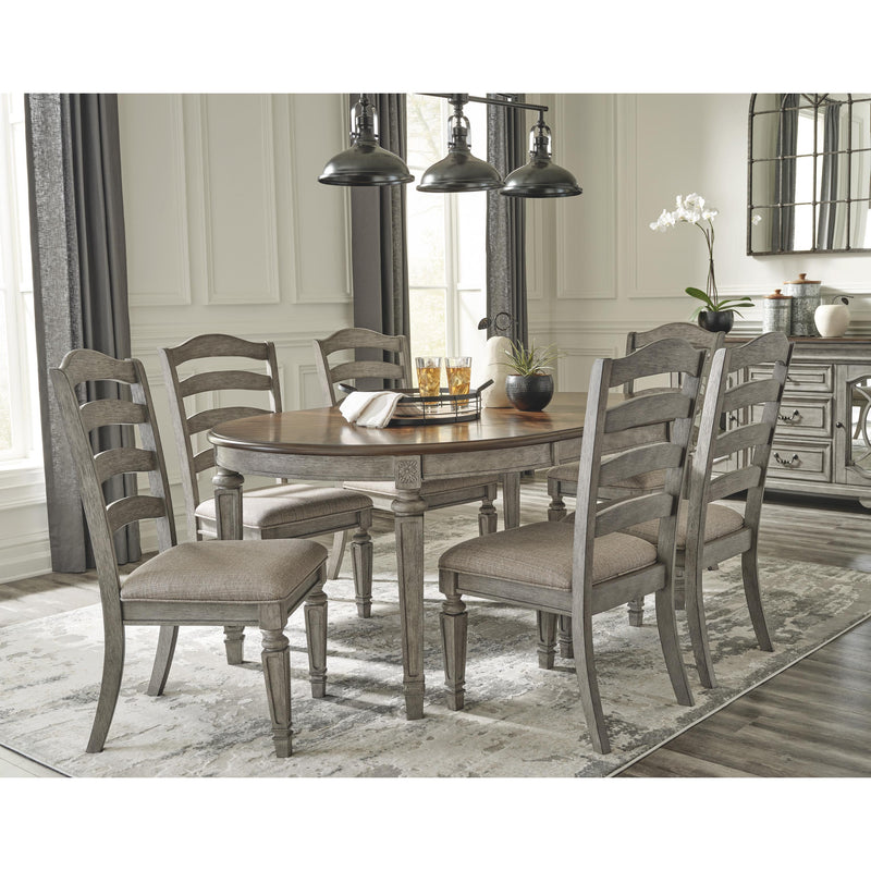 Signature Design by Ashley Oval Lodenbay Dining Table D751-35 IMAGE 8