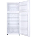 Epic 28-inch, 14.8 cu.ft. Freestanding Top Freezer Refrigerator EFF148W IMAGE 3