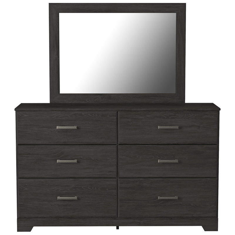 Signature Design by Ashley Belachime 6-Drawer Dresser with Mirror B2589-31/B2589-36 IMAGE 2