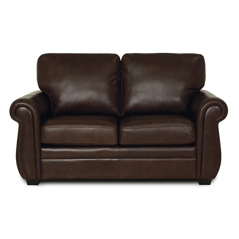 Palliser Borrego Stationary Leather Loveseat 77890-03-GRADE100-WALNUT IMAGE 1