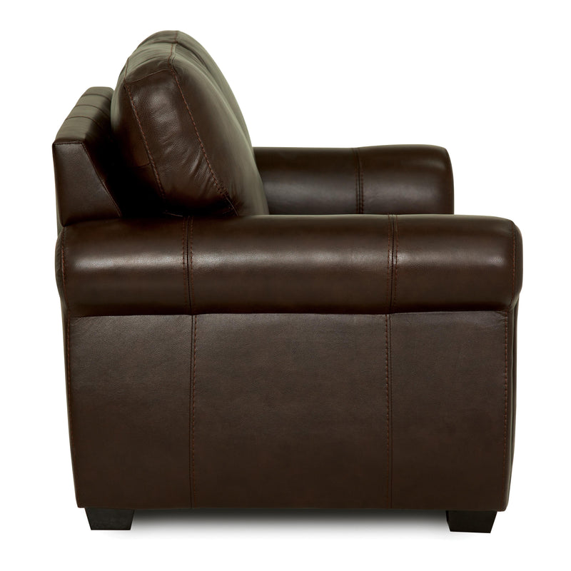 Palliser Borrego Stationary Leather Loveseat 77890-03-GRADE100-WALNUT IMAGE 3