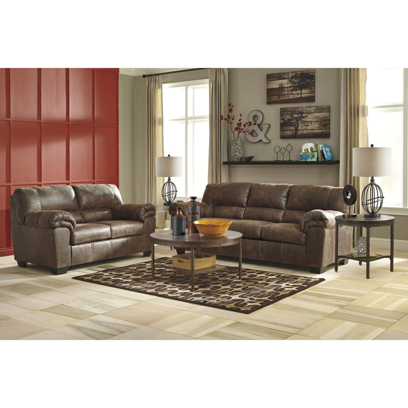 Signature Design by Ashley Bladen Stationary Leather Look Loveseat 1202035 IMAGE 3