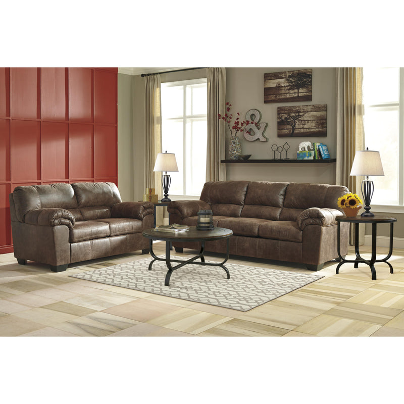 Signature Design by Ashley Bladen Stationary Leather Look Loveseat 1202035 IMAGE 4