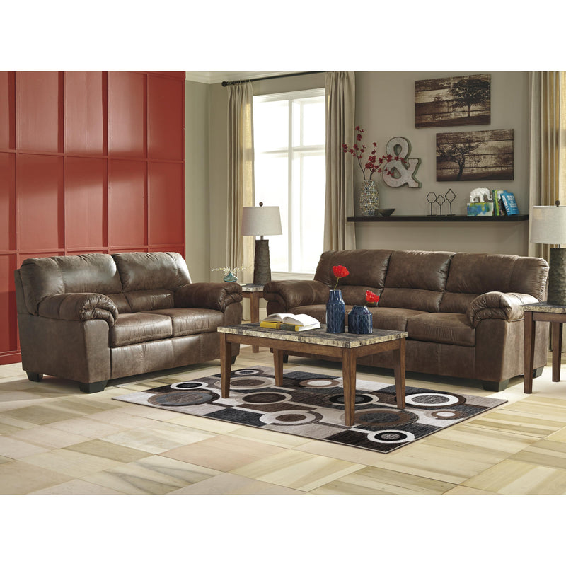 Signature Design by Ashley Bladen Stationary Leather Look Loveseat 1202035 IMAGE 5