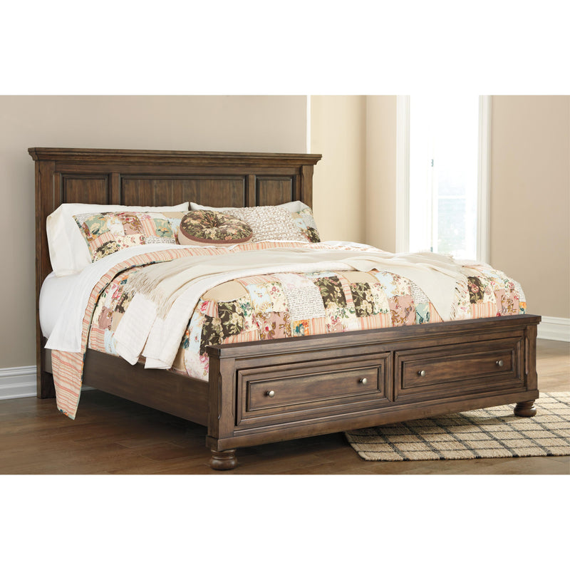 Signature Design by Ashley Flynnter California King Panel Bed with Storage B719-58/B719-76/B719-95 IMAGE 2