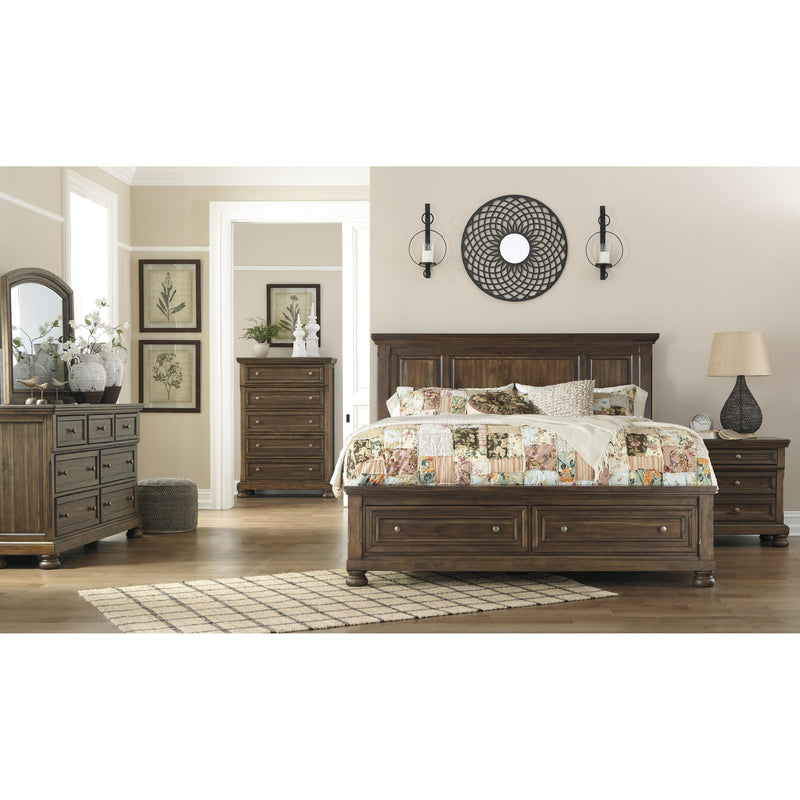 Signature Design by Ashley Flynnter California King Panel Bed with Storage B719-58/B719-76/B719-95 IMAGE 3