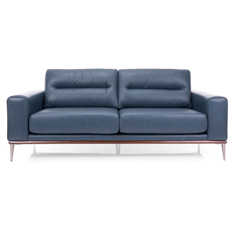 Decor-Rest Furniture Stationary Leather Sofa 3030-01 Sofa IMAGE 2