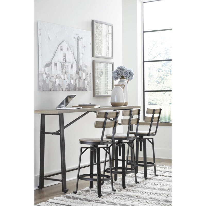 Signature Design by Ashley Lesterton Counter Height Dining Table with Trestle Base D334-52 IMAGE 8