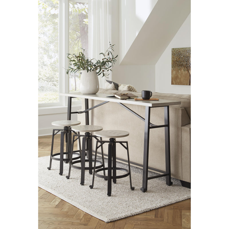 Signature Design by Ashley Karisslyn Counter Height Dining Table with Trestle Base D336-52 IMAGE 8