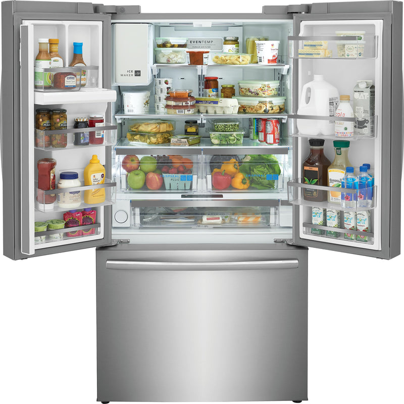 Frigidaire Gallery 36-inch, 22.6 cu. ft. French 3-Door Refrigerator with Dispenser GRFC2353AF IMAGE 3