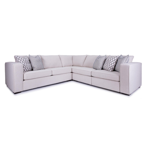 Decor-Rest Furniture Reclining Fabric 3 pc Sectional 2900 3 pc Reclining Sectional IMAGE 1