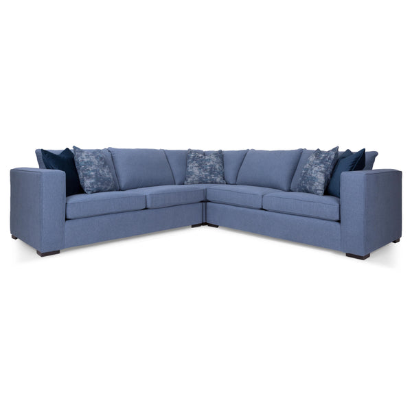Decor-Rest Furniture Fabric 3 pc Sectional 2900 3 pc Sectional IMAGE 1