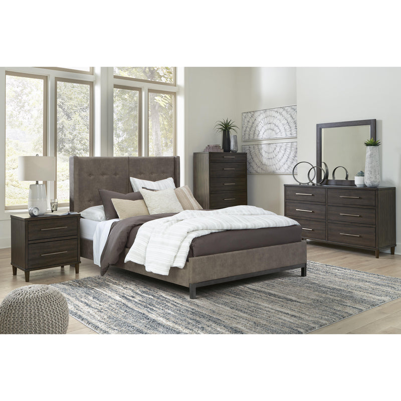 Signature Design by Ashley Wittland Queen Upholstered Panel Bed B374-57/B374-54 IMAGE 7
