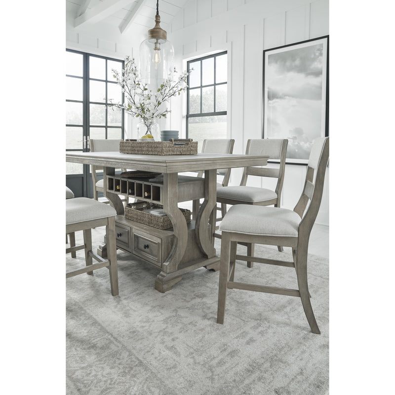 Signature Design by Ashley Moreshire Counter Height Dining Table with Pedestal Base D799-32 IMAGE 13
